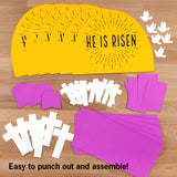 Easter holiday crafts—DIY diorama kits for kids to make their own religious Easter crafts and projects.